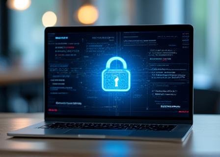 Secure data protection illustration